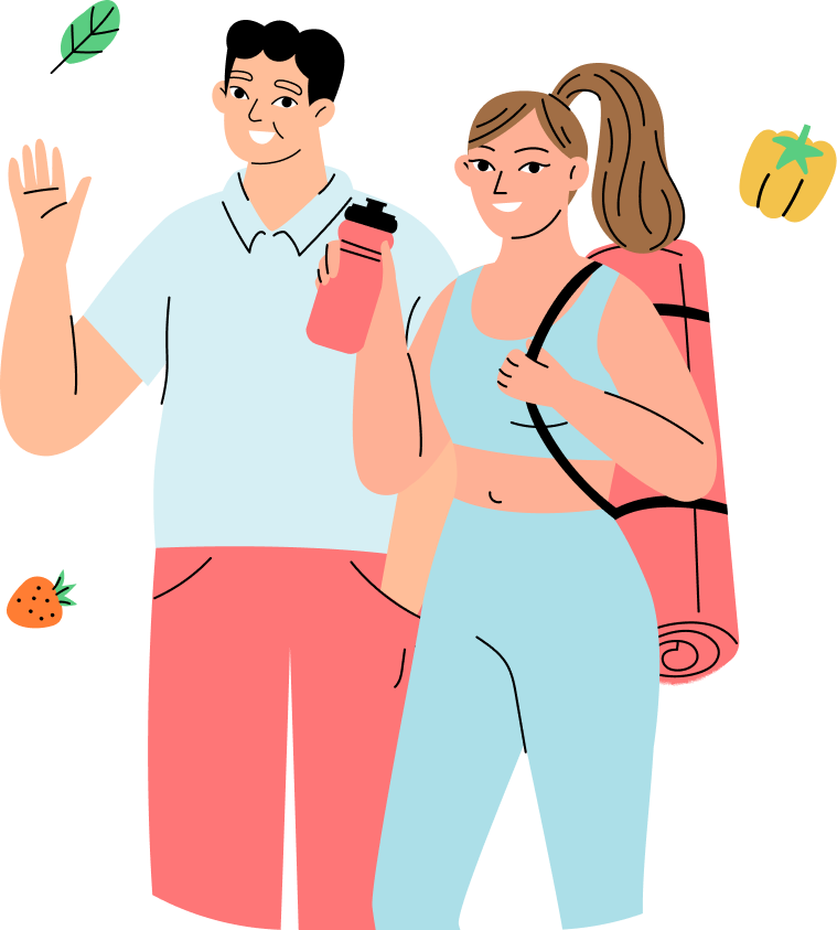 men and woman